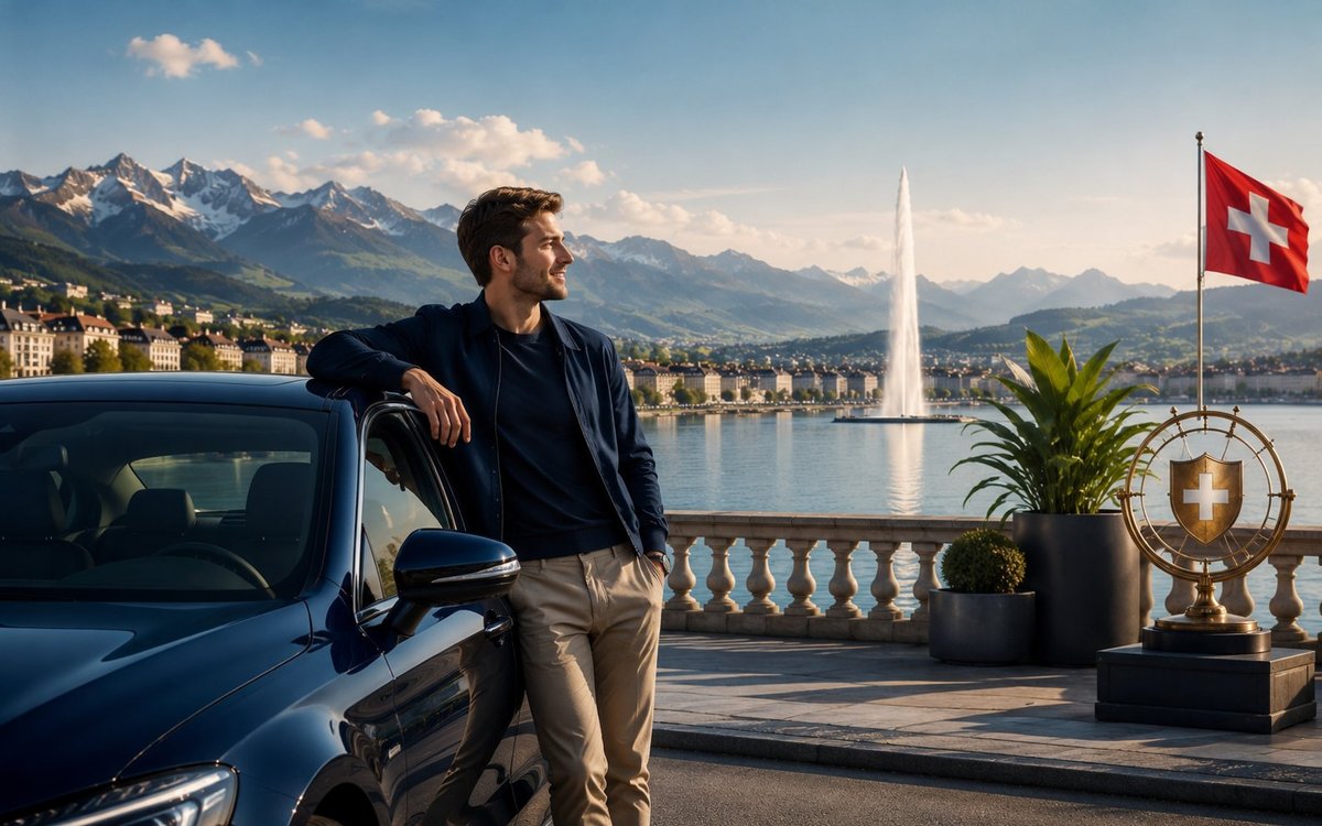 Jeune conducteur en Suisse